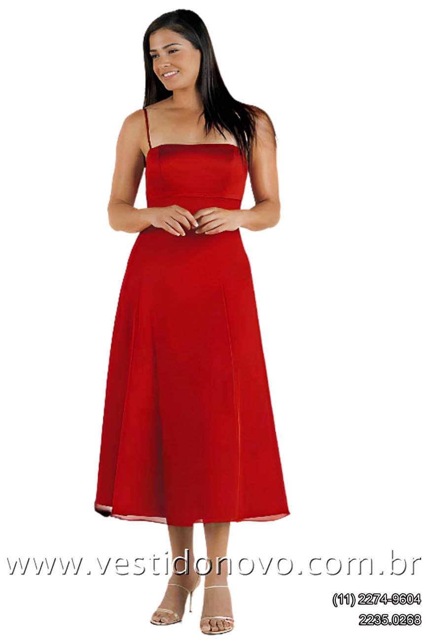 Vestido curto vermelho, madrinha de casamento, zona sul de So Paulo