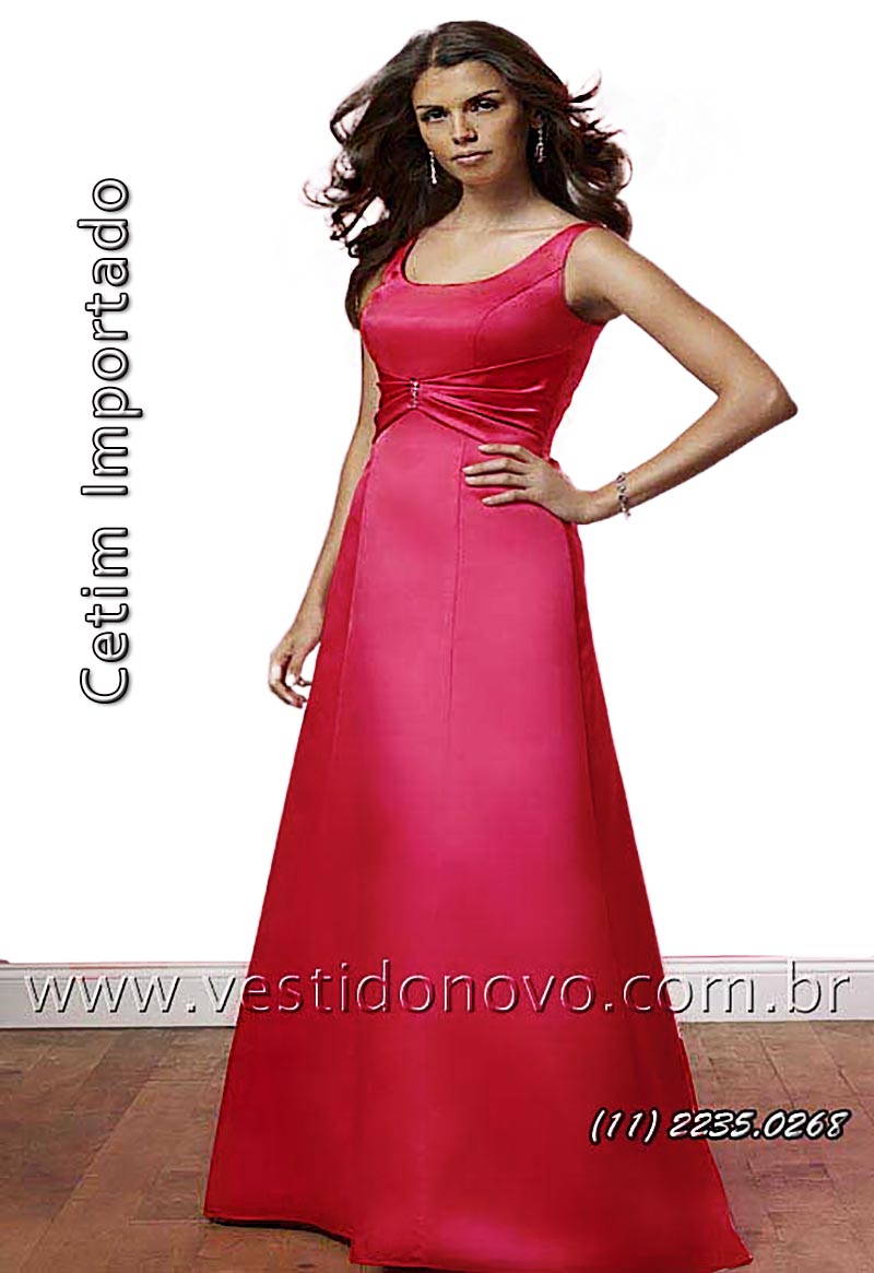 vestido de madrinha pink cetim sp - São Paulo, itaim, aclimação, vila mariana, ipiranga, moema, morumbi abcd, sul