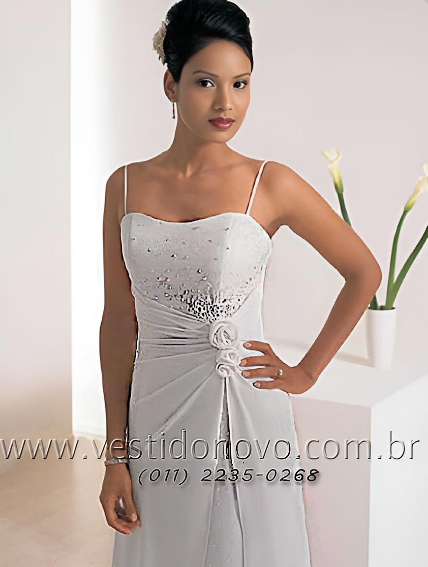 vestido longo, casamento civil, off whitee, zona sul de So Paulo