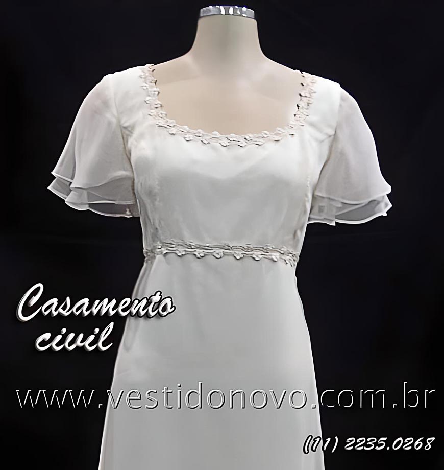vestido branco longo ,casamento na praia, casamento civil , casamento em salo ou campo, zona sul de Sao Paulo