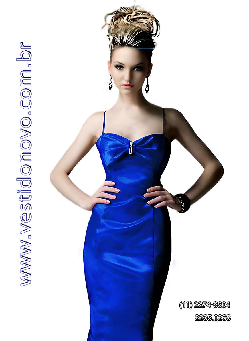  vestido para recepo de Debutante, azul royal em So Paulo
