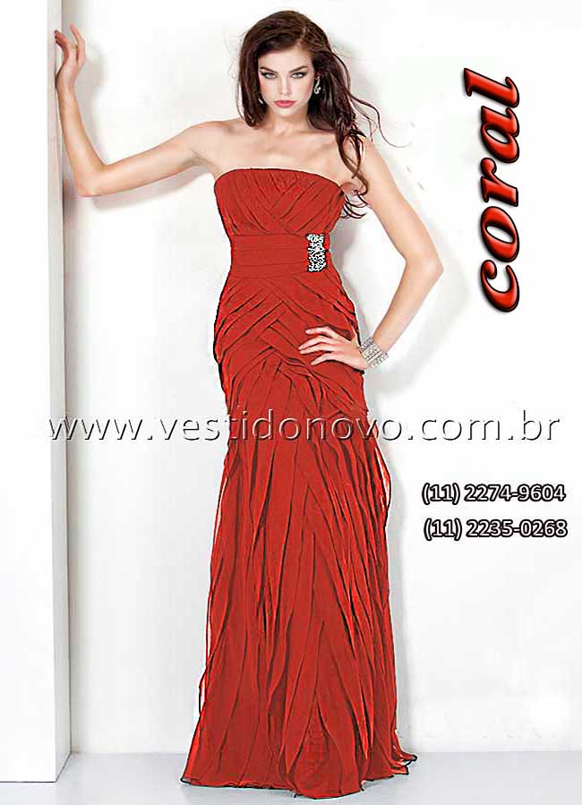 Vestido me da noiva coral, plus size, zona sul de So Paulo