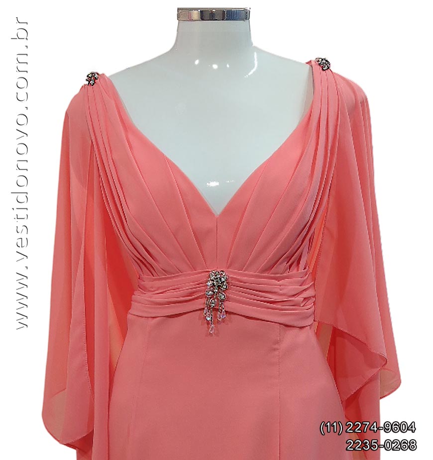 Vestido de festa, coral, me da noiva, em So Paulo sp